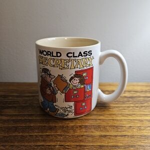 Message Mugs World Class Secretary coffee mug